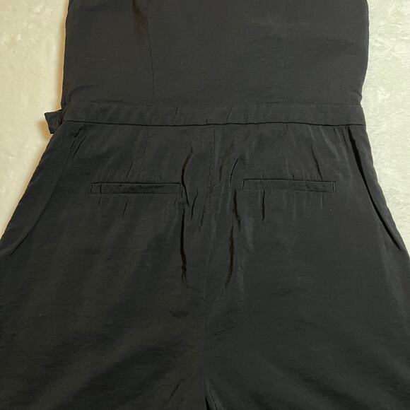 Ann Taylor LOFT Sleeveless V-Neck Surplice Romper Size 4 Neutral Minimalist - Picture 8 of 14